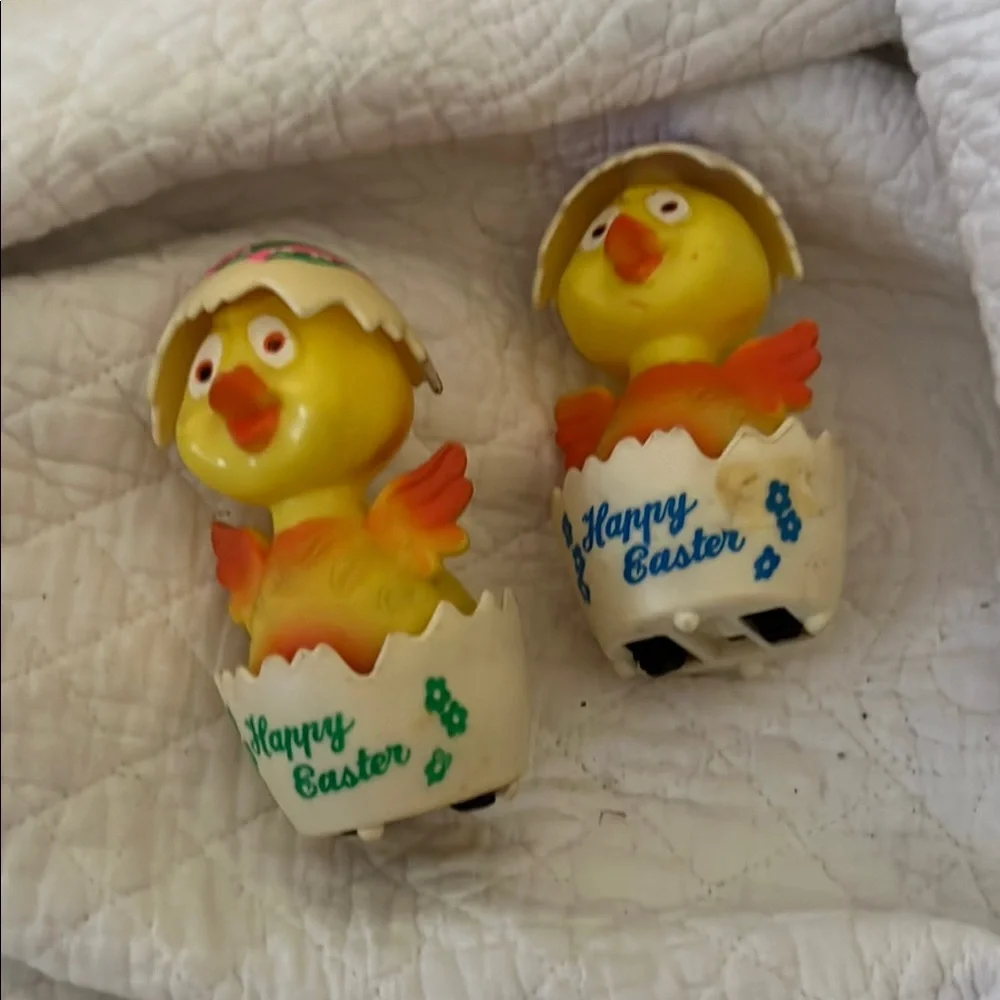 Cheerful Yellow & Orange Easter Toy